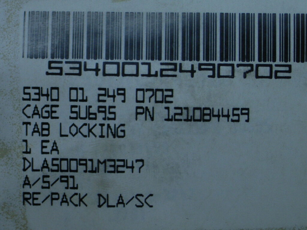 LOCKING TAB PN 1210B4459 - Sam's Air Pack